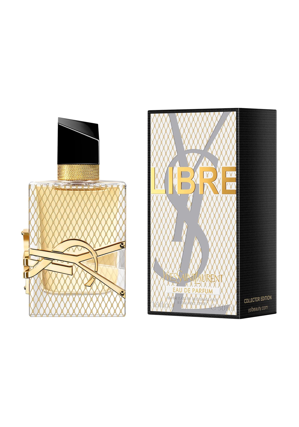 Ysl Libre Collector Edition by Yves Saint Laurent, 1.6 oz Eau De Parfum Spray for Women Refillable for Women