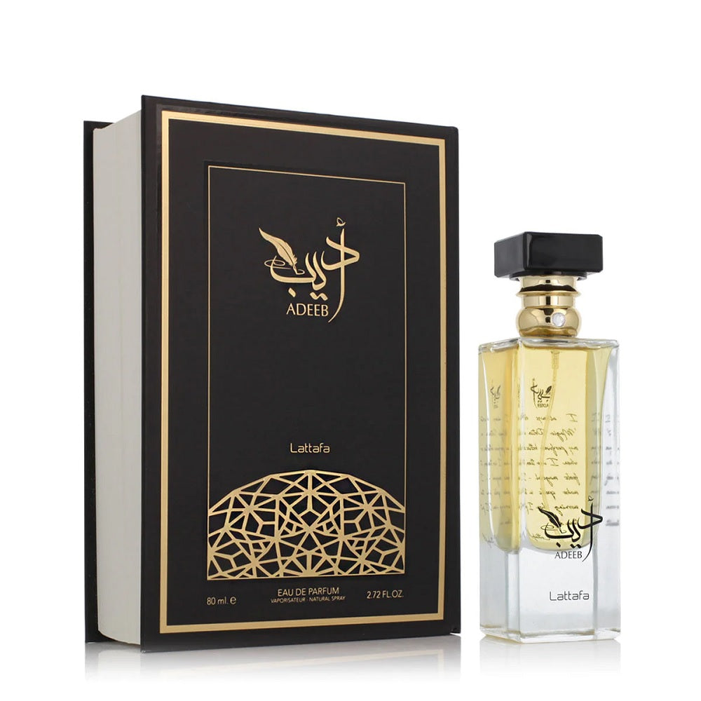 Adeeb by Lattafa, 2.7 oz Eau De Parfum Spray for Unisex
