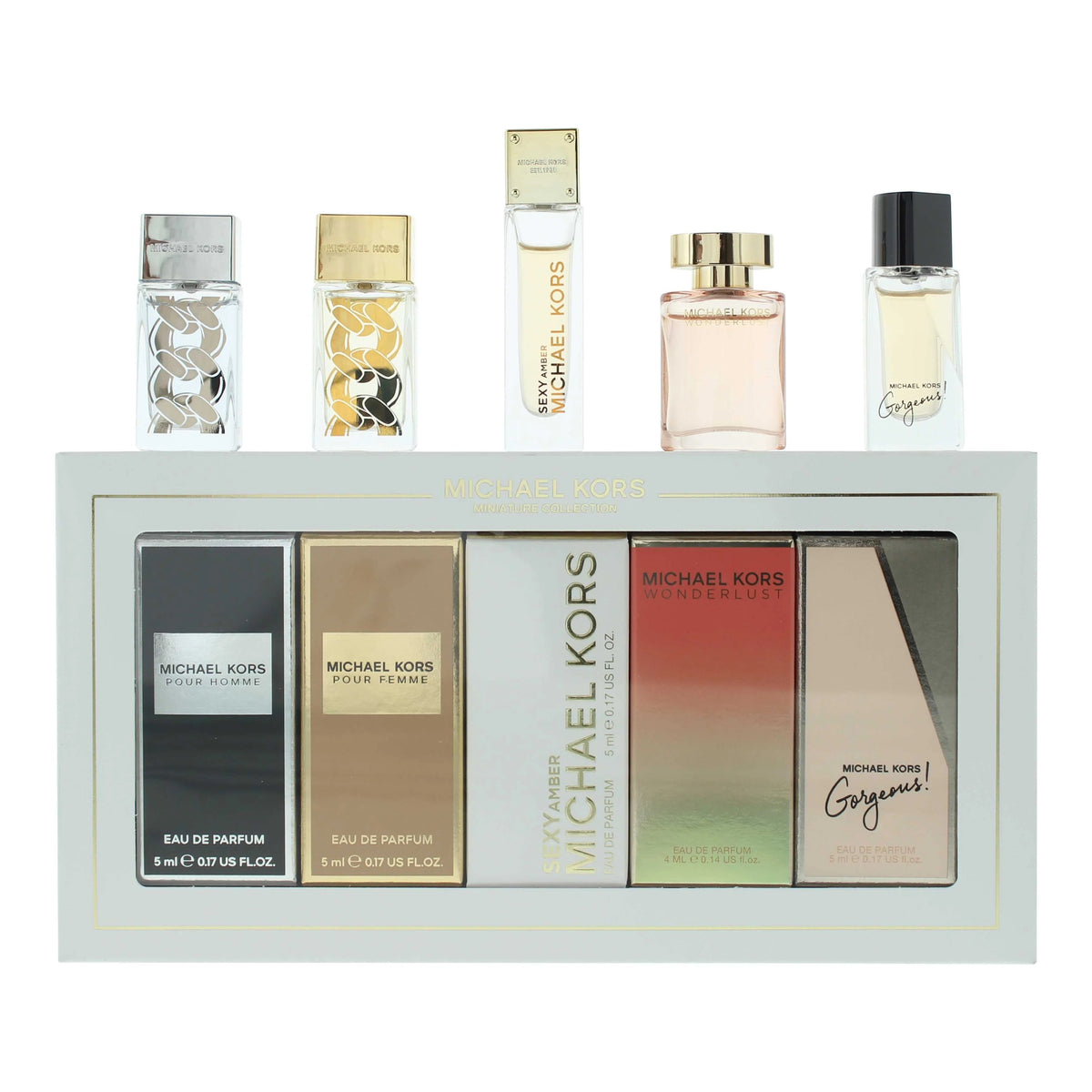 Michael Kors by Michael Kors, 5 Piece Mini Set for Unisex