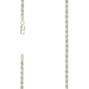 Cadena Soga Hueca 3.5mm (Plata) (Plata 925)