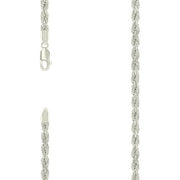 Cadena Soga Hueca 4.8mm (Plata) (Plata 925)