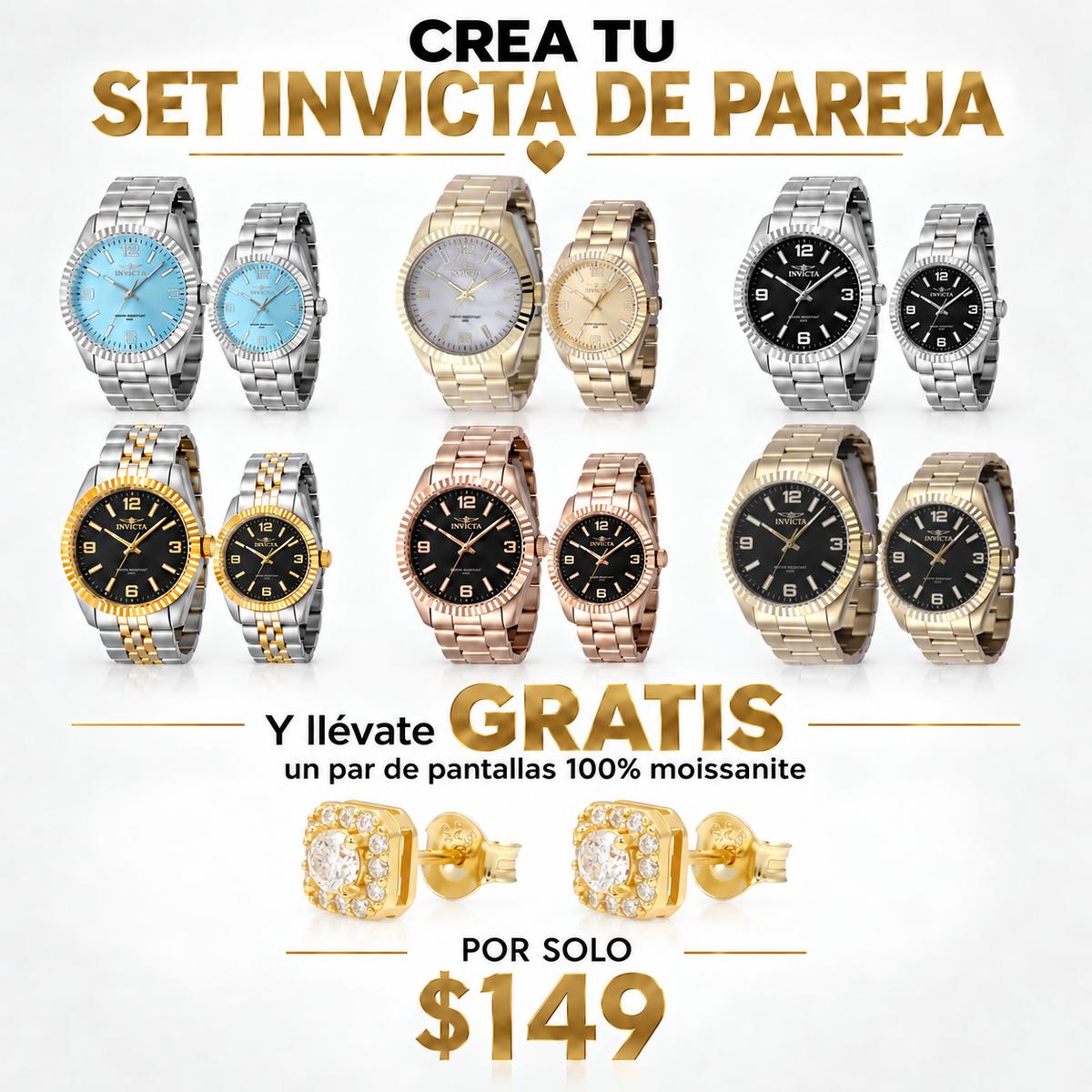 Crea tu set Invicta de pareja