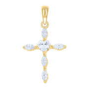 Pendant Cruz Marquesa (Dorado) (Plata 925)