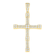 Pendant Cruz Fina (Dorado) (Plata 925)