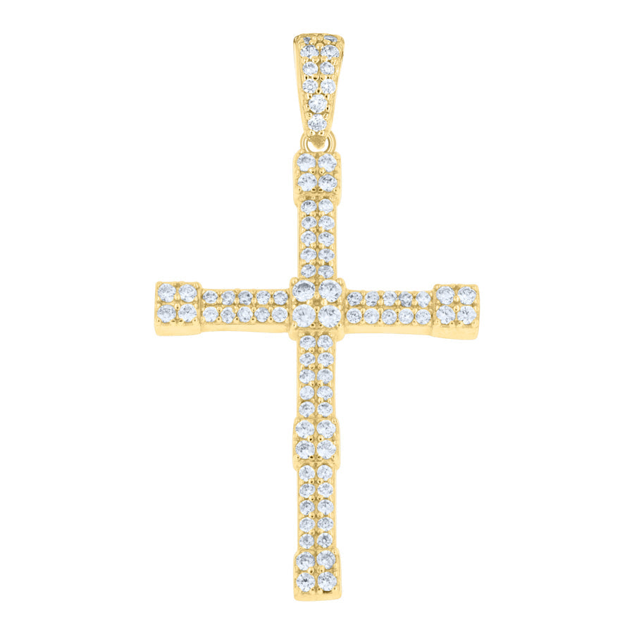 Pendant Cruz Fina (Dorado) (Plata 925)