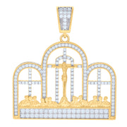Pendant Medallón Última Cena (Dorado) (Plata 925)