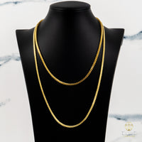 Franco 3mm 10K Oro Real