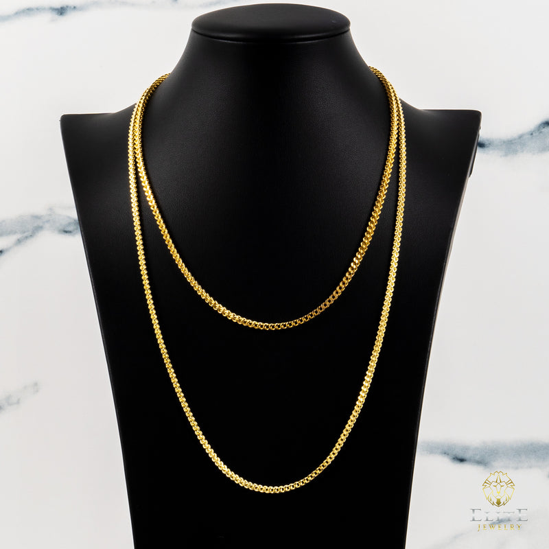 Franco 3mm 10K Oro Real