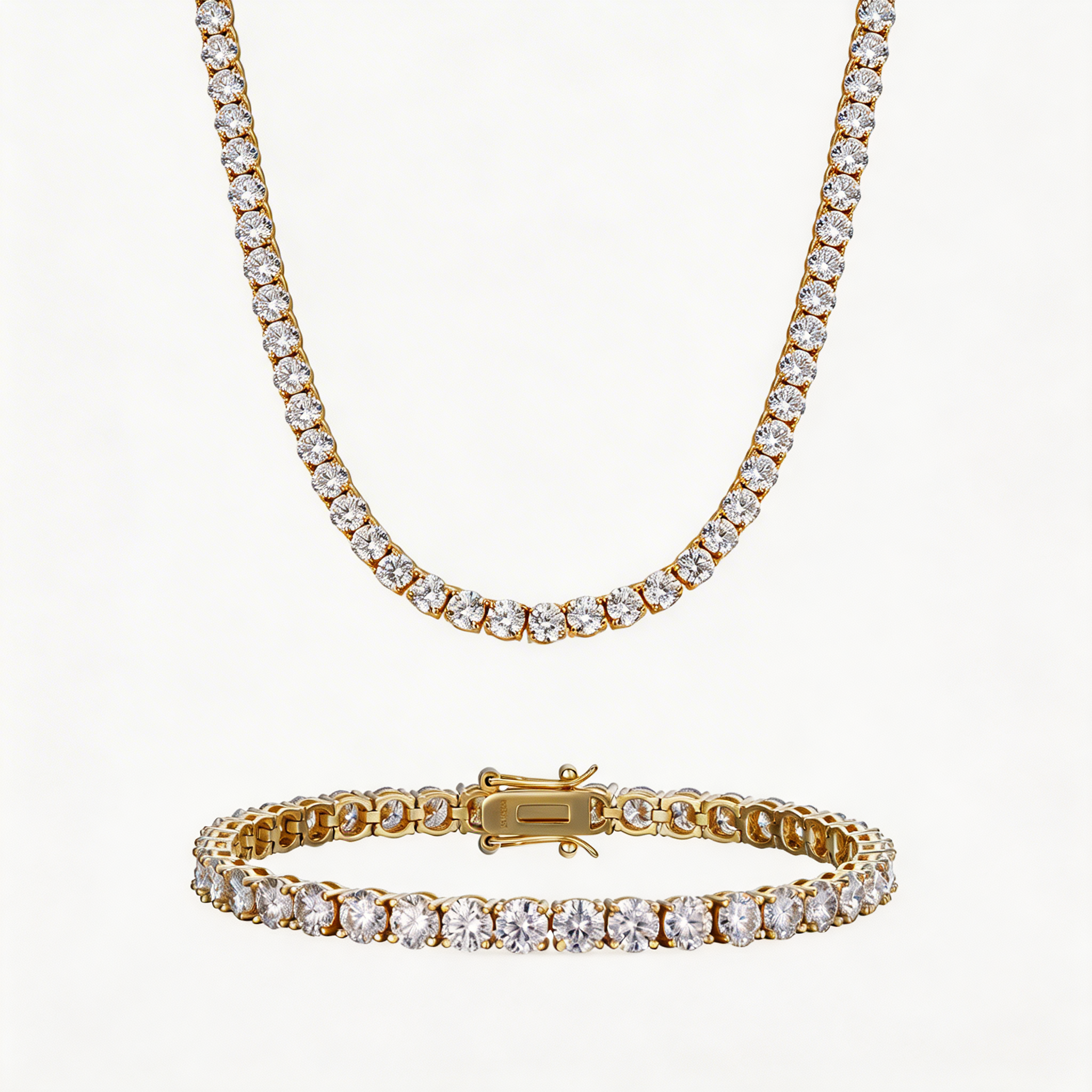 Cadena Tennis 5mm + Pulsera Gratis