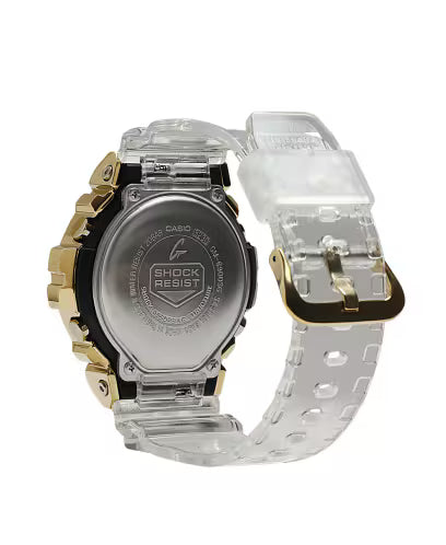G-Shock *Limited Edition* Dorado / Clear (Compra 2 Relojes y Recibe 1 Perfume Lattafa Mini Gratis)