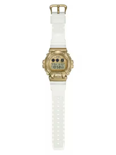 G-Shock *Limited Edition* Dorado / Clear (Compra 2 Relojes y Recibe 1 Perfume Lattafa Mini Gratis)