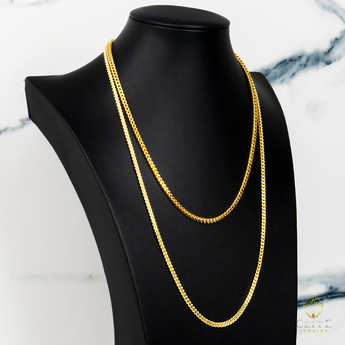 Franco 3mm 10K Oro Real