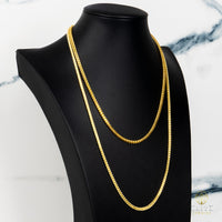 Franco 3mm 10K Oro Real