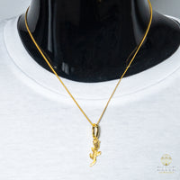 Pendant de Rosa + Cadena
