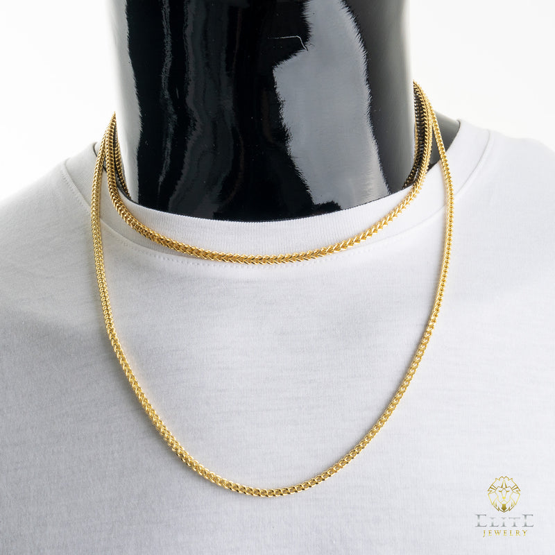 Franco 3mm 10K Oro Real