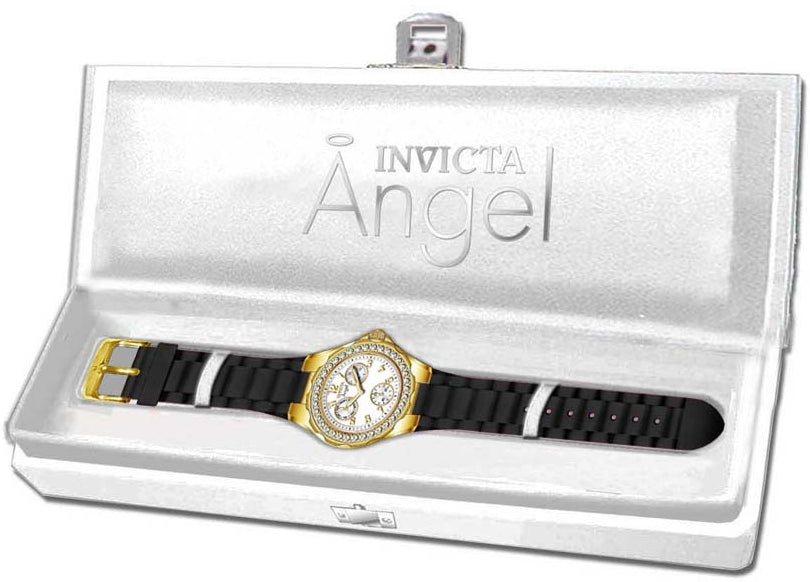 Invicta 38mm Angel Dorado (Compra 2 Relojes y Recibe 1 Perfume Lattafa Mini Gratis)