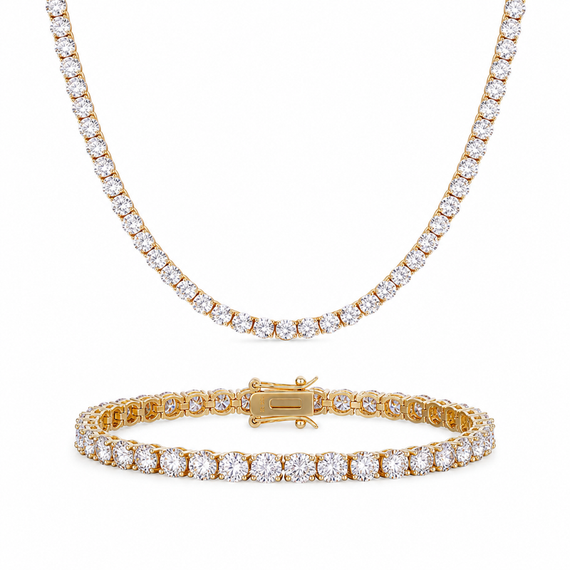 Oferta #104 – Set Tennis 5mm (Cadena + Pulsera)