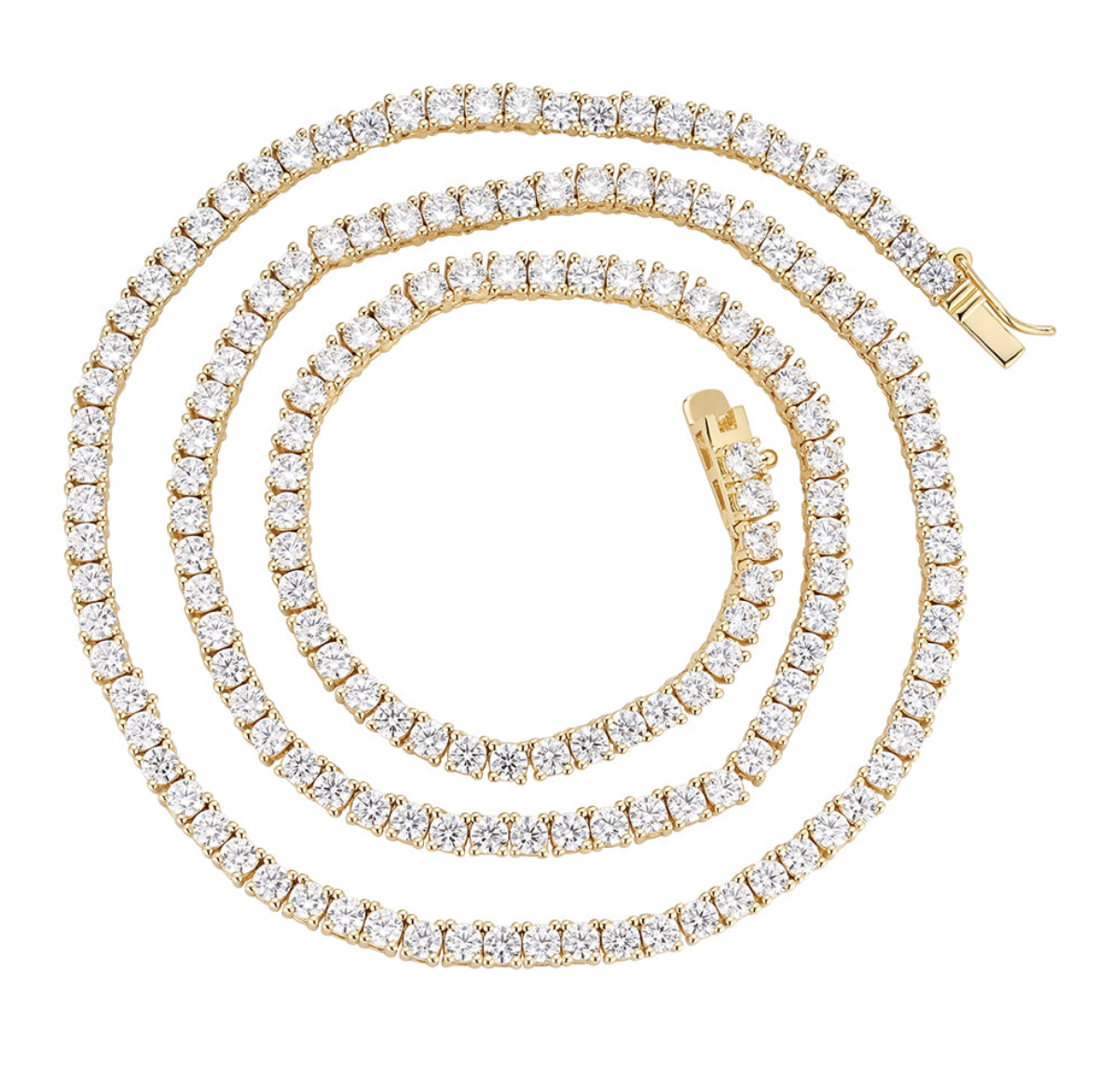 Oferta #81 | Pendant Cruz Diamante + Tennis Chain 3mm