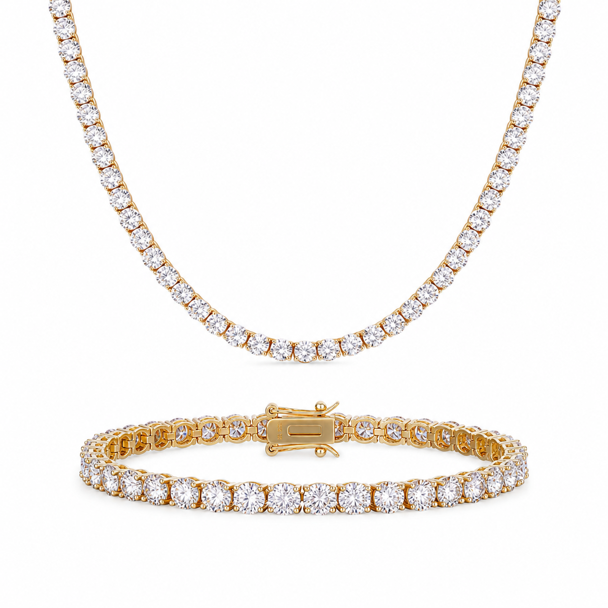 Oferta #79 – Set Tennis 5mm (Cadena + Pulsera)