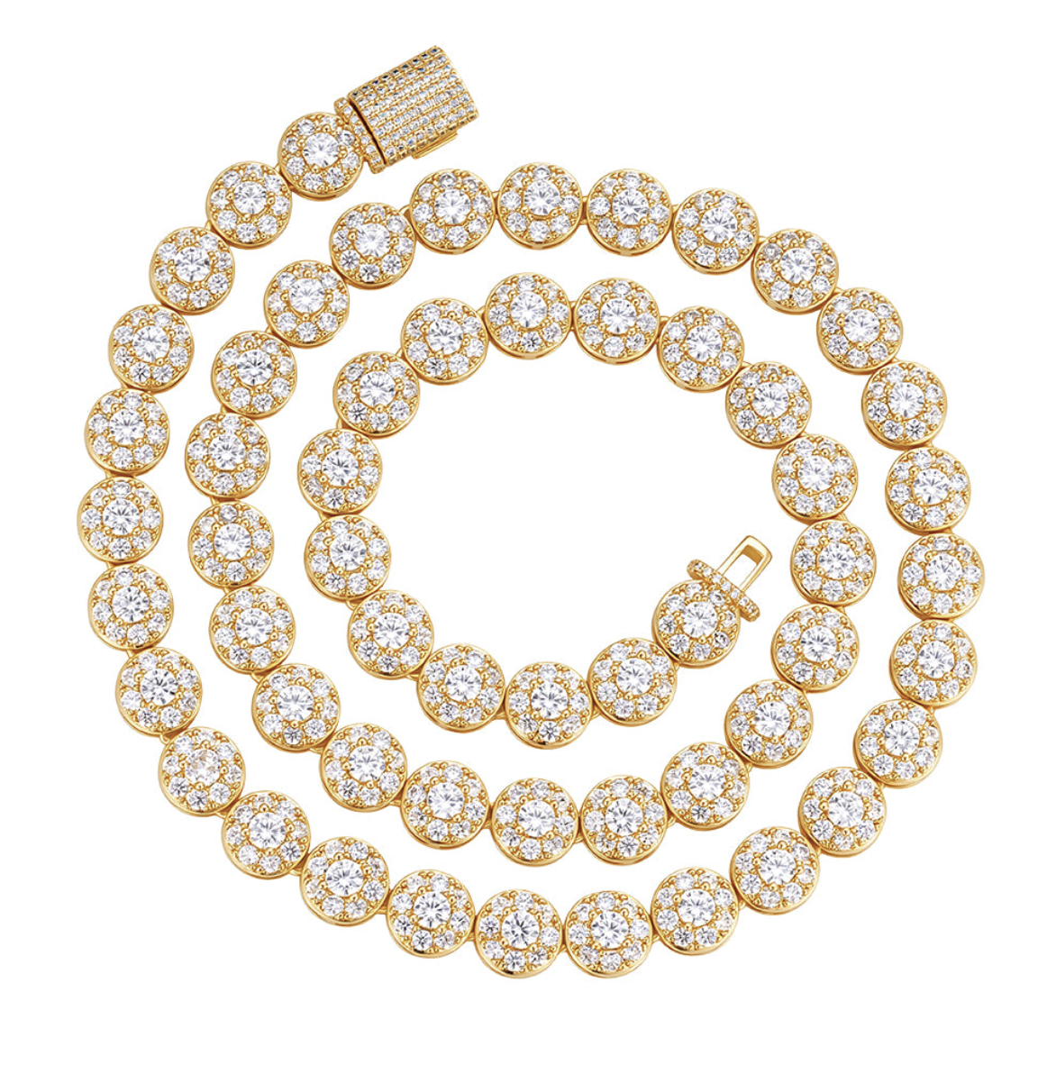 Oferta #77 – Set Tennis Halo 5mm (Cadena + Pulsera)