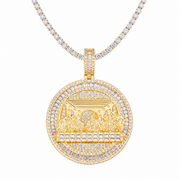 Oferta #89 – Set Tennis 3mm + Pendant Medallón Última Cena