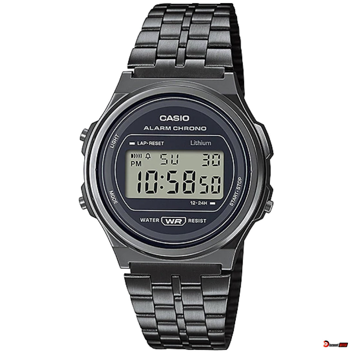 Casio Vintage NUEVO Gunmetal Circular