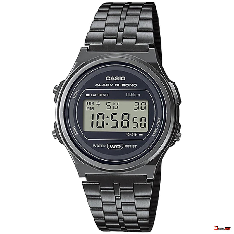 Casio Vintage NUEVO Gunmetal Circular
