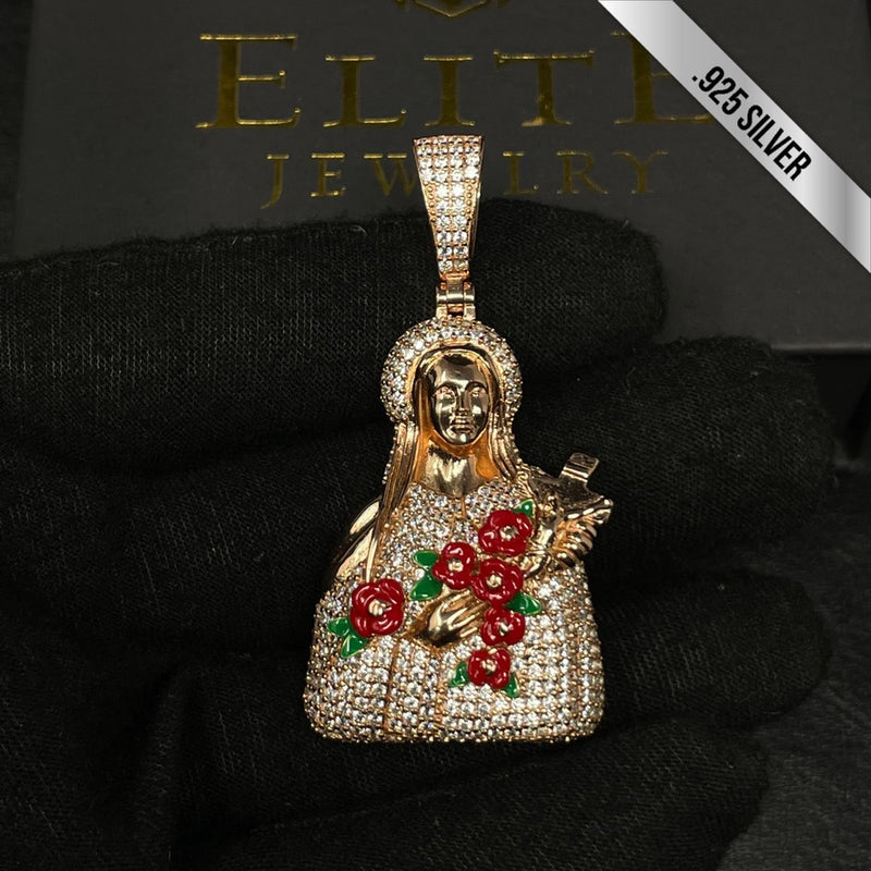 Pendant de María Oro Rosado