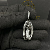 Pendant de Rosa de Guadalupe Negro
