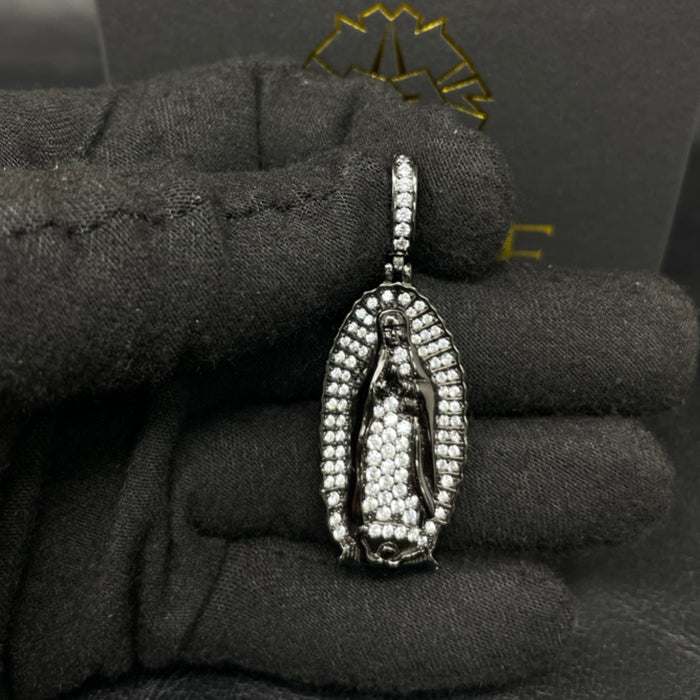 Pendant de Rosa de Guadalupe Negro