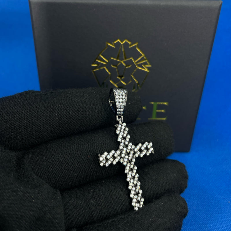 Pendant Cruz Entrelazada Negra