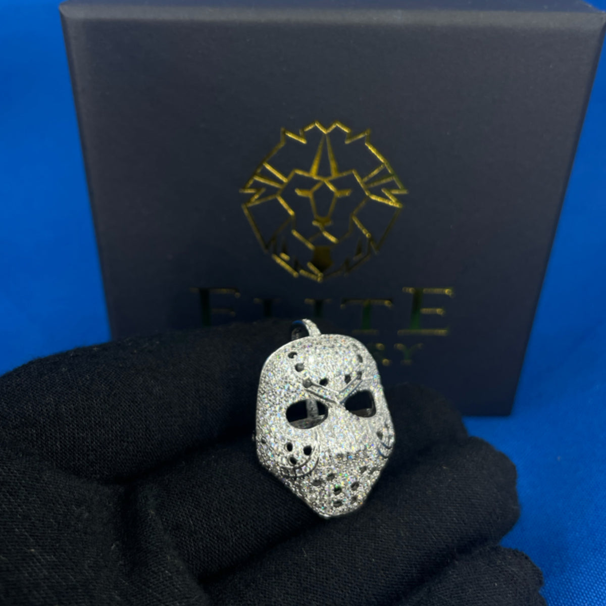 Pendant Máscara Hockey Plata
