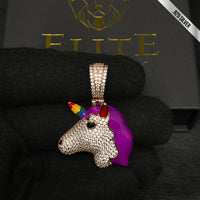 Pendant Unicornio Rose Gold