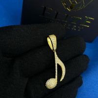Pendant Corchea Dorado