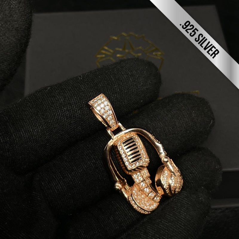 Pendant de Audífono Oro Rosado