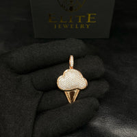 Pendant de Barquilla Oro Rosado