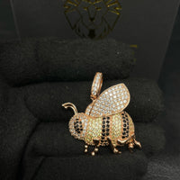 Pendant de Abeja (2) Oro Rosado