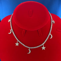 Tennis Chain Silver Galaxy