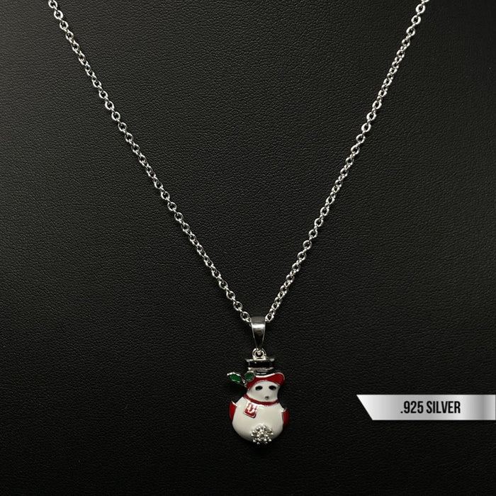Cadena de Snowman Plata *Christmas Collection* - Elite Jewelry Store 