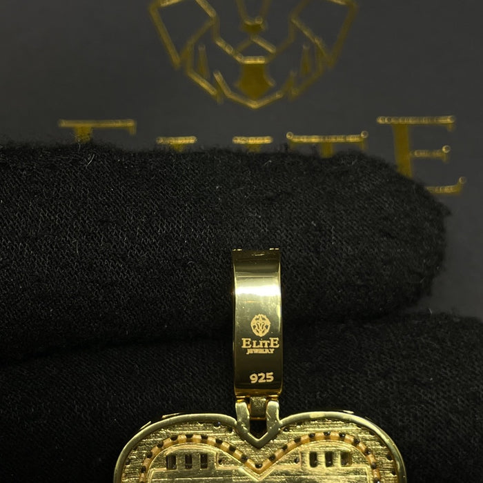 Pendant de Corazón Dorado Pequeño
