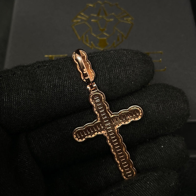 Pendant Cruz Redonda Rose Gold