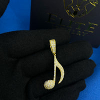 Pendant Corchea Dorado