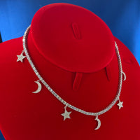 Tennis Chain Silver Galaxy