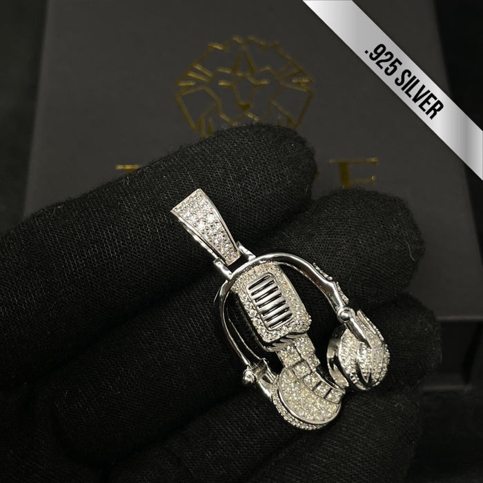 Pendant de Audífonos Plata