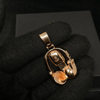 Pendant de Audífono Oro Rosado