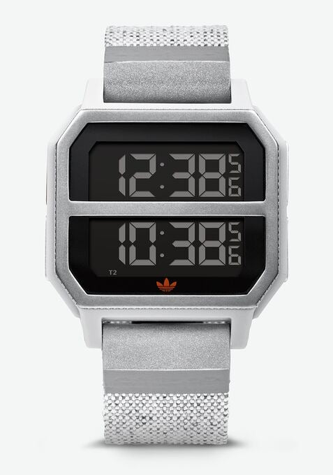 Adidas Archive_R2 Gris & Anaranjado (Unisex) 36mm