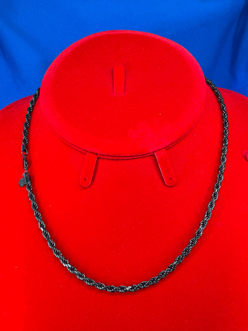 Cadena Soga 4mm Negra