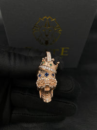 Pendant de Calavera (2) Oro Rosado