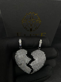 Pendant Set de Corazón Negro