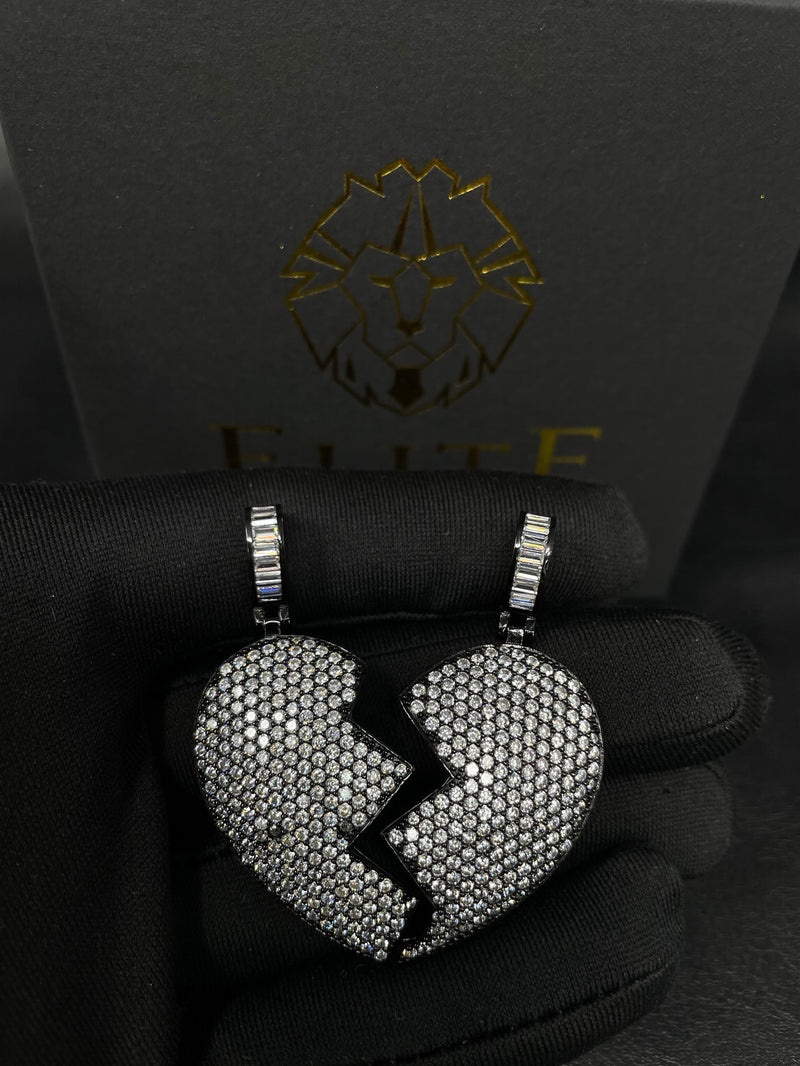 Pendant Set de Corazón Negro